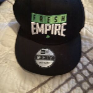 Black Snapback Hat